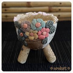 No.27-1 ❁韓国より直輸入❁ 小鉢1点1800円＊組合せ自由＊2点目より送料一律700円＊高級＊韓国鉢＊作家＊一点物 オリジナル作品＊多肉植物＊プレゼントにもぜひ＊
