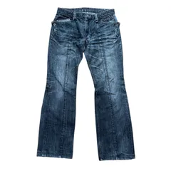 【美品】ニコルクラブフォーメン ブラックブーツカットデニム 2025年最新】NICOLE CLUB FOR MEN ブーツカットデニム・フレア