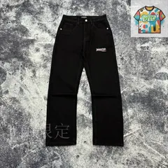 【今日WTO】Balenciaga Noir Aurora Jeans バレンシアガ 黒オーロラジーンズ-DE49