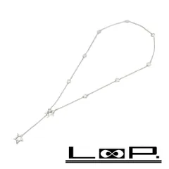極美品 ティファニー スター ラリアット ネックレス シルバー925 ティファニー スターリンク ラリアット ネックレス シルバー 925