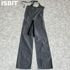 ISBIT グレー サロペット ノースリーブ 鈴付 Sサイズ