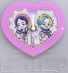 【中古】置き時計・掛け時計 灰谷蘭＆灰谷竜胆 アクリルクロック 「DMMスクラッチ! 東京リベンジャーズ れとぽぷシリーズ」 A-2賞