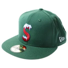 SUPREME (シュプリーム) 20AW ×New Era S Logo Sロゴ ベースボールキャップ 帽子 グリーン G28 06012020