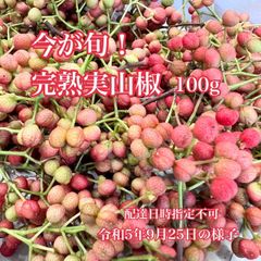 夢農場　完熟実山椒　小枝付き100g