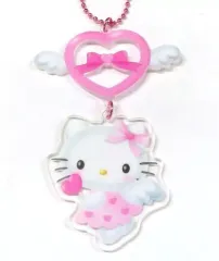 【中古】キーホルダー ハローキティ 「サンリオキャラクターズ 夢見るエンジェルデザインシリーズ シークレットアクキー」