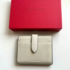 極美品BONAVENTURAジップウォレット シュリンクレザー折り財布 箱