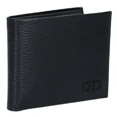 フェラガモ FERRAGAMO 折財布 2つ折財布 66A065 733323 BLACK NERO DARK RAINのサムネイル