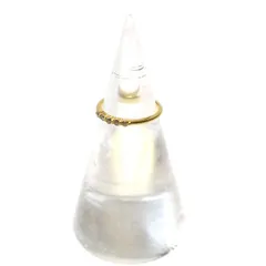 アーカー K18YG ダイヤモンド エメ ピンキーリング AHKAH アーカー 貴金属・宝石 指輪 エメピンキーリング K18YG