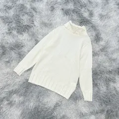 【PROFILE】プロフィール  ニット【38】カワイイ  ゆるふわ  レディース  白系  ホワイト【送料無料】　毛 混