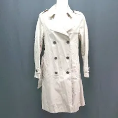 ◇ ◎ URBAN RESEARCH 秋冬 シンプル 綺麗め ビジネス カジュアル 長袖 トレンチコート サイズ36 ベージュ レディース E  【1307260037722】