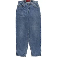 古着 90年代 リーバイス Levi's SILVER TAB シルバータブ LOOSE ルーズ テーパードデニムパンツ USA製 メンズw30相当/evb010709