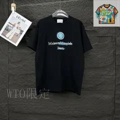 【今日WTO】MM6 2025 New 高品質 刺繍ロゴ・デジタルプリント 男女兼用 T シャツ-KW82