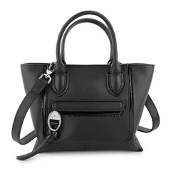 新品 ロンシャン LONGCHAMP ハンドバッグ メールボックス トップ ハンドルバッグ Sサイズ ブラック