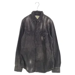 Denim&Supply Ralph Lauren (デニムアンドサプライラルフローレン) Western Denim Shirt ウエスタン 長袖デニムシャツ ブラックのサムネイル