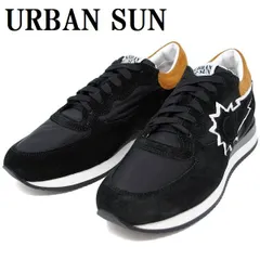 アーバンサン URBAN SUN ALAIN 105 アレイン スニーカー 靴 シューズ ランニングモデル ローカット メンズ  39 40 ブラックのサムネイル