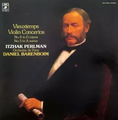 【中古】LPレコード イツァーク・パールマン(ヴァイオリン)/ダニエル・バレンボイム(指揮) / ヴュータン：ヴァイオリン協奏曲第4番ニ短調作品31/ヴァイオリン協奏曲第5番イ短調作品37
