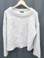 ◇ ⊇ URBAN RESEARCHROSSO アルパカ 長袖 ニット　セーター サイズFree グレー レディース P  【1410160010266】