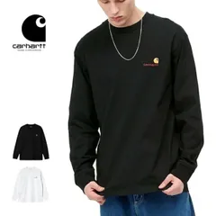 カーハートWIP 長袖Tシャツ Carhartt WIP I029955 L/S AMERICAN SCRIPT アメリカンスクリプトTシャツ ロンT メンズ  ワークインプログレス (240321)