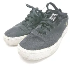 ◇ Θ adidas アディダス カジュアル　スポーツ ローカットスニーカーシューズ サイズ24.5 ブラック系 レディース E  【1507280006887】