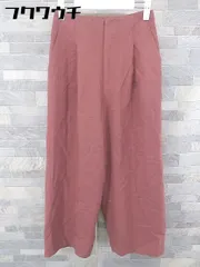 ◇ green label relaxing UNITED ARROWS タック ワイド パンツ サイズ34 ピンク系 レディース 【中古】 【1103260003503】のサムネイル