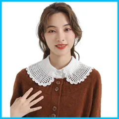 【在庫処分】付け衿 レイヤード つけ襟 つけえり 肩かけ つけ衿 レース トップス カーディガン風 レディース マフラー ストール 付け襟 レース ブラウス襟 [§SEYIXU] 重ね着 大人可愛い