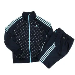 アディダス adidas energy 13 ジャージ セットアップ ドット ジャケット パンツ 紺 ネイビー OT