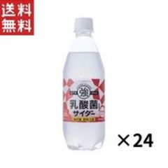 友桝　乳酸菌入りサイダー500ml×24本
