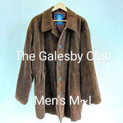 【訳あり】THE GALESBY CLUB　コーデュロイジャケット　お値段は気軽にご相談を！　中わた入り　内ポケット付き　サイズM　サイズL　ブラウン　メンズアウター　メンズカジュアル　メンズジャケット　メンズコート