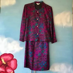 Mサイズ　レディース　フォーマルスーツ　ジャケット　スカート　絹X毛　軽くて暖かい　重量430g