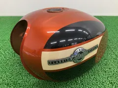 エストレヤカスタム タンク 橙M 51081-5287 カワサキ 純正 バイク 部品 BJ250A エストレアカスタム キャンディサンゴットオレンジ フューエルタンク 修復素材に 車検 Genuine 【中古】 48のサムネイル