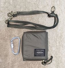 PORTER liberty wallet　ラウンドジップ　オリーブ