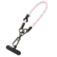 SW-粉色条? Chivving スマホストラップ ハンドストラップ カメラハンドストラップ ストラップホルダー リストス 手腕? SW-粉色条?