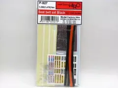 【中古】プラモデル 1/20用シートベルトセット 黒 ディテールアップパーツ [P927]のサムネイル