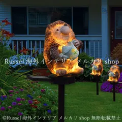 ガーデンライト ハリネズミ 樹脂 ソーラー 太陽光 ライト ガーデンオブジェ ガーデンライト ガーデニング 雑貨 ガーデン雑貨 ガーデンインテリア ガーデン インテリア 庭の装飾 お洒落 おしゃれ 8-14