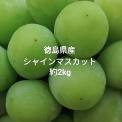 徳島県産 シャインマスカット 2kg前後 3～5房 冷蔵便 淡路島玉葱たまねぎタマネギオニオン