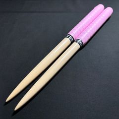 米ヒバ万能型】太鼓の達人 マイバチ 直径2.0cm×長さ37.0cm 桜色