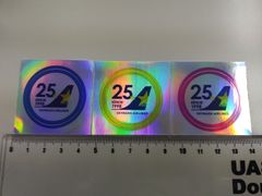 スカイマーク25周年ステッカー4枚