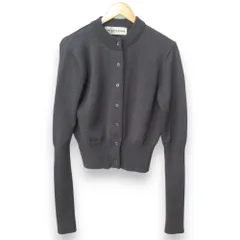 美品 23AW THE SHINZONE シンゾーン LONG RIB CARDIGAN ロングスリーブ リブニット カーディガン 23AMSNI05 サイズF グレー レディース 古着 中古 USED