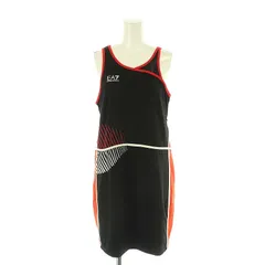 エンポリオアルマーニ EMPORIO ARMANI イーエーセブンEA7 6KTA52 ワンピース テニスウェア ノースリーブ L ブラック オレンジ マルチカラー /ES ■OS ■SHのサムネイル