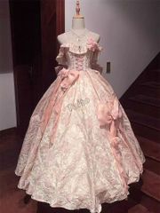 LT-07 豪華姫系 lolita 可愛 レトロ風 オリジナル 洋服 ロリータ ワンピース 美しい刺繍