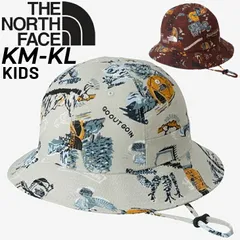送料無料 ノースフェイス 子ども用 帽子 ハット キッズ THE NORTH FACE サマークーリングハット 総柄 あご紐付 キッズ帽子 はっ水 アウトドア アクセサリー ぼうし サッカー生地 UVケア こども 男の子 女の子 ブランド キャンプ 普段使い/