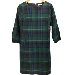 マッキントッシュフィロソフィー MACKINTOSH PHILOSOPHY チェック ウール ワンピース レディース FR：36 