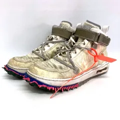 ★NIKE×OFF-WHITE ナイキ×オフホワイト DO6290-100 AIR FORCE 1 MID SP スニーカー ホワイト size26.5cmのサムネイル