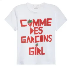 COMME DES GARCONS GIRL ストロベリーTシャツ M COMME DES GARCONS GIRL ストロベリーTシャツ M