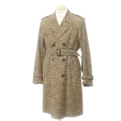 【中古】サンローラン パリ Saint Laurent Paris エディ期 レオパード柄 コットン トレンチコート ブラウン系【サイズ44】【メンズ】のサムネイル