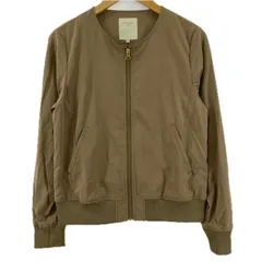 B:MING by BEAMS ビーミングバイビームス ノーカラージャケット sizeM/ブラウン