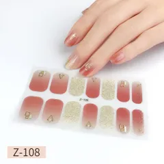 Z108 ネイルシール 貼るだけ ジェルネイル 3D 時短簡単お手軽 セルフネイル マニキュア 張るだけ ウエディング 手用 夏 デコシール 柄花フラワー蝶バラ星ボタニカル かわいい シンプル ブライダル シルバー ゴールド ホワイト グラデーション 単色★4