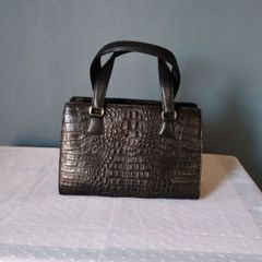 RODANIA✨SALE✨黒カイマンクロコバッグ