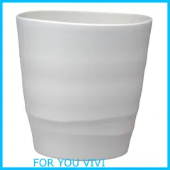 【特価商品】アップルウェアー 鉢 プラ鉢 鉢カバー アトリエポット 30型 ホワイト 土容量12L 奥行30×幅30×高さ30.3㎝ インナーポットサイズ8号鉢 陶器風 シンプル ポリ栓 観葉植物 日本製