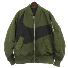 ナイキ NIKE AS M NSW SYNFL SWOOSH BOMBER JACKT スウッシュ ボンバー ジャケット 中綿 ブルゾン リバーシブル DD6056-326 カーキ XLのサムネイル